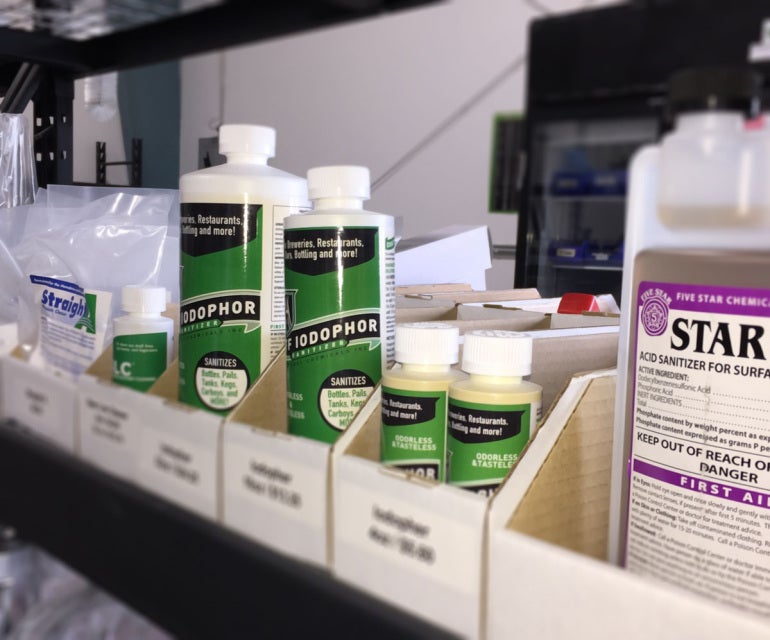 Salem Brew Supply Carries a Full Selection of Sanitizers Salem Brew